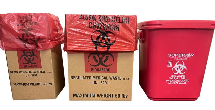 medical waste packaging