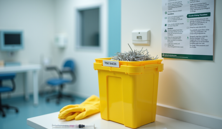 best practices for needle waste disposal in healthcare facilities