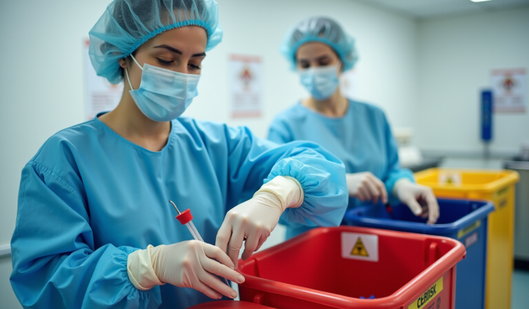 best practices for managing biohazard materials in healthcare