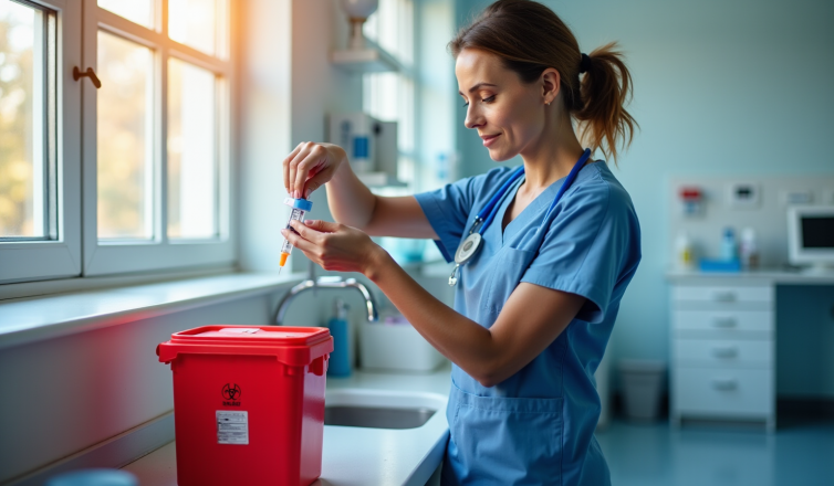 best practices for medical sharps disposal services in healthcare