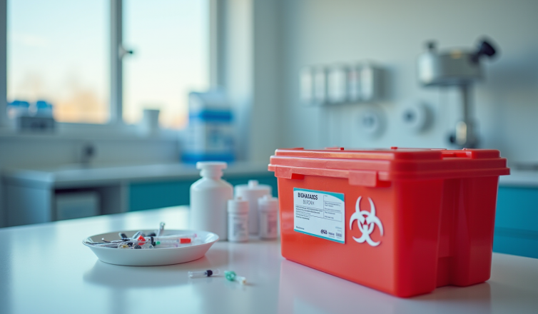 best practices for using sharps boxes in healthcare facilities