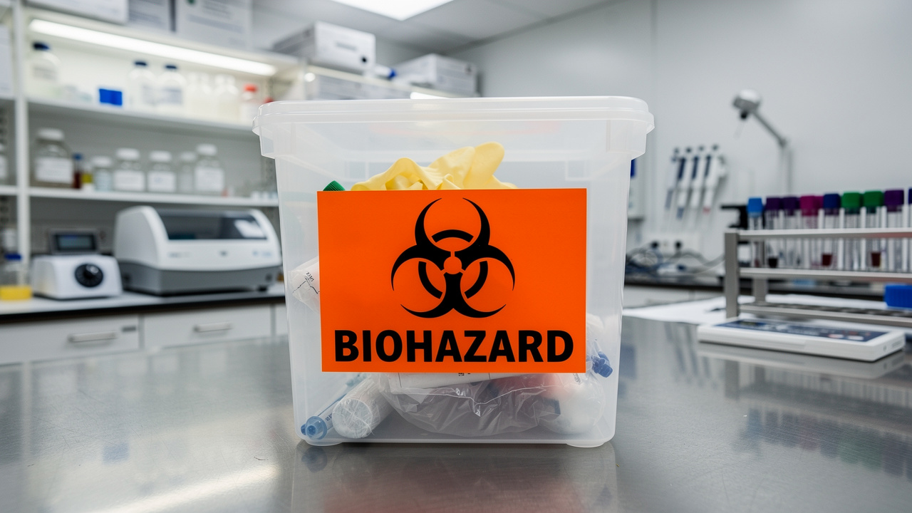 Master Biohazard Labels OSHA Compliance for Healthcare Safety ...