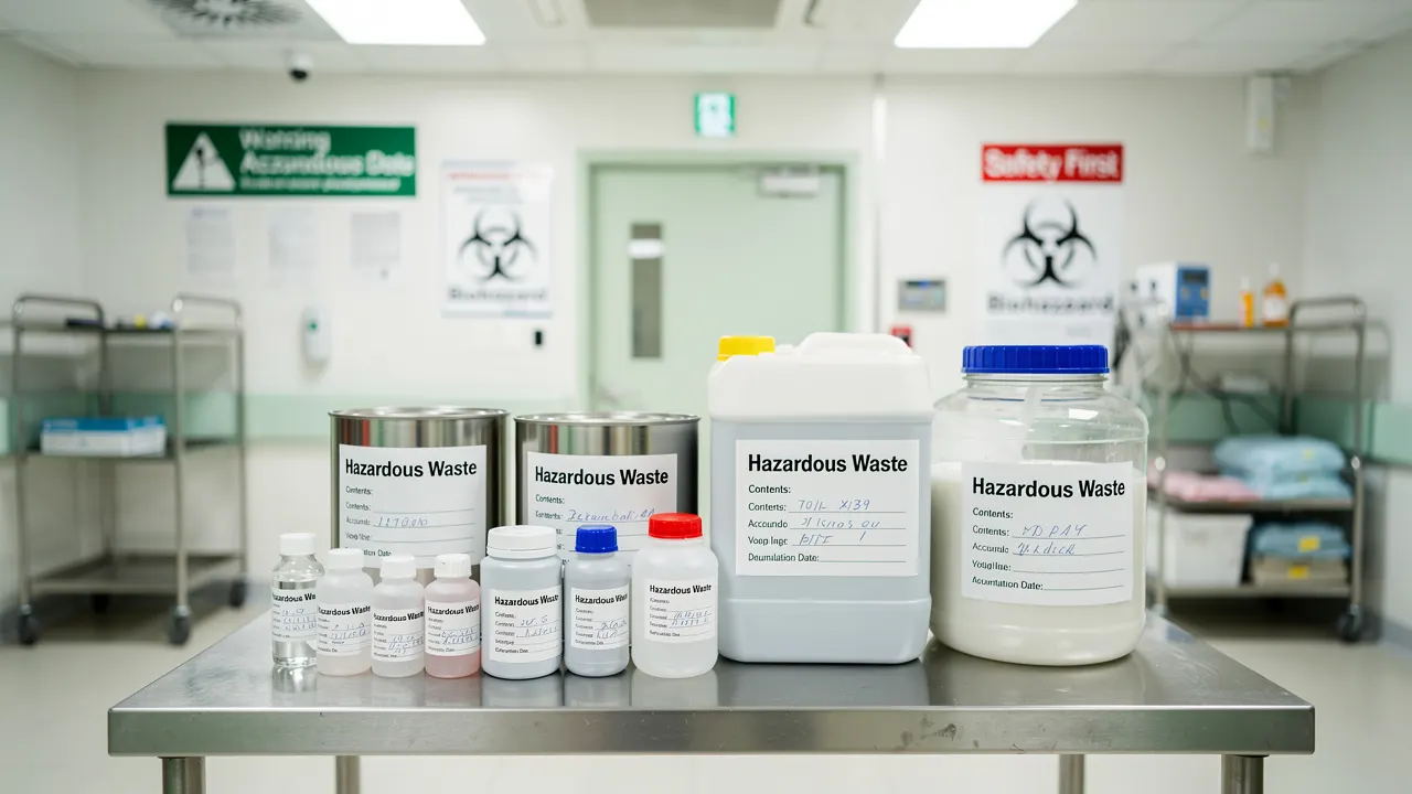 4 Best Practices for Managing Hazardous Waste Containers in Healthcare