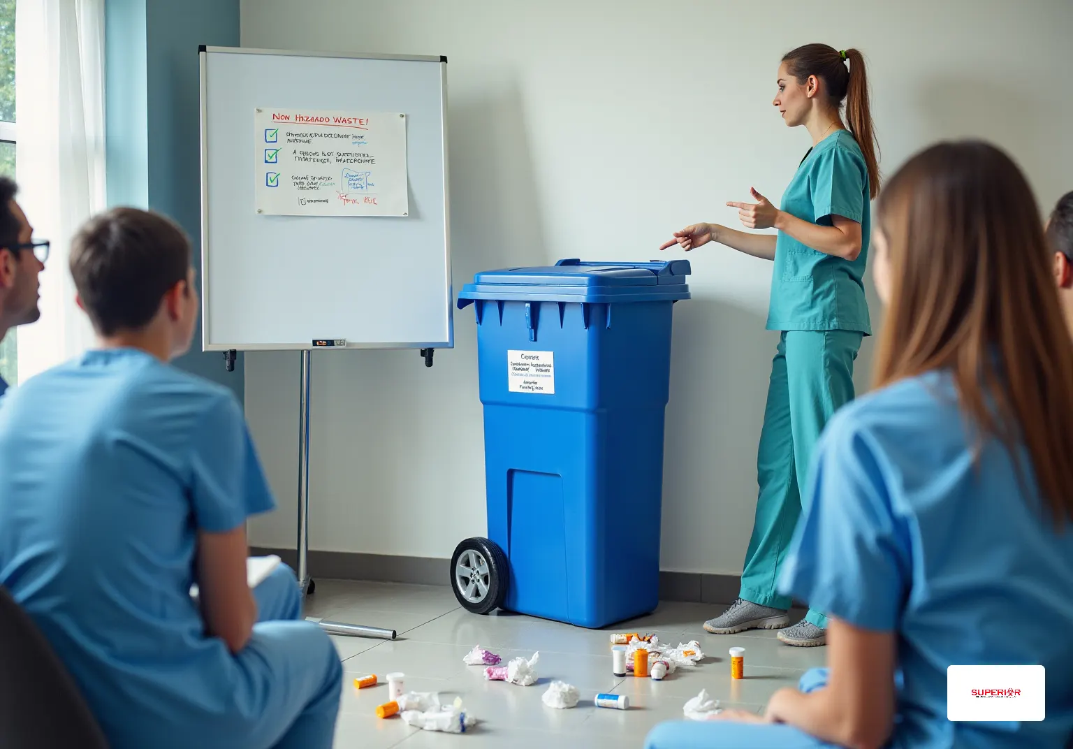 Best Practices for Non-Hazardous Pharmaceutical Waste Containers