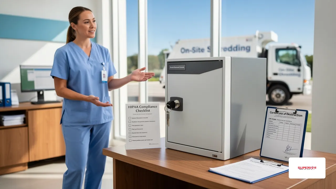 Best Practices for One-Time Paper Shredding Services in Healthcare