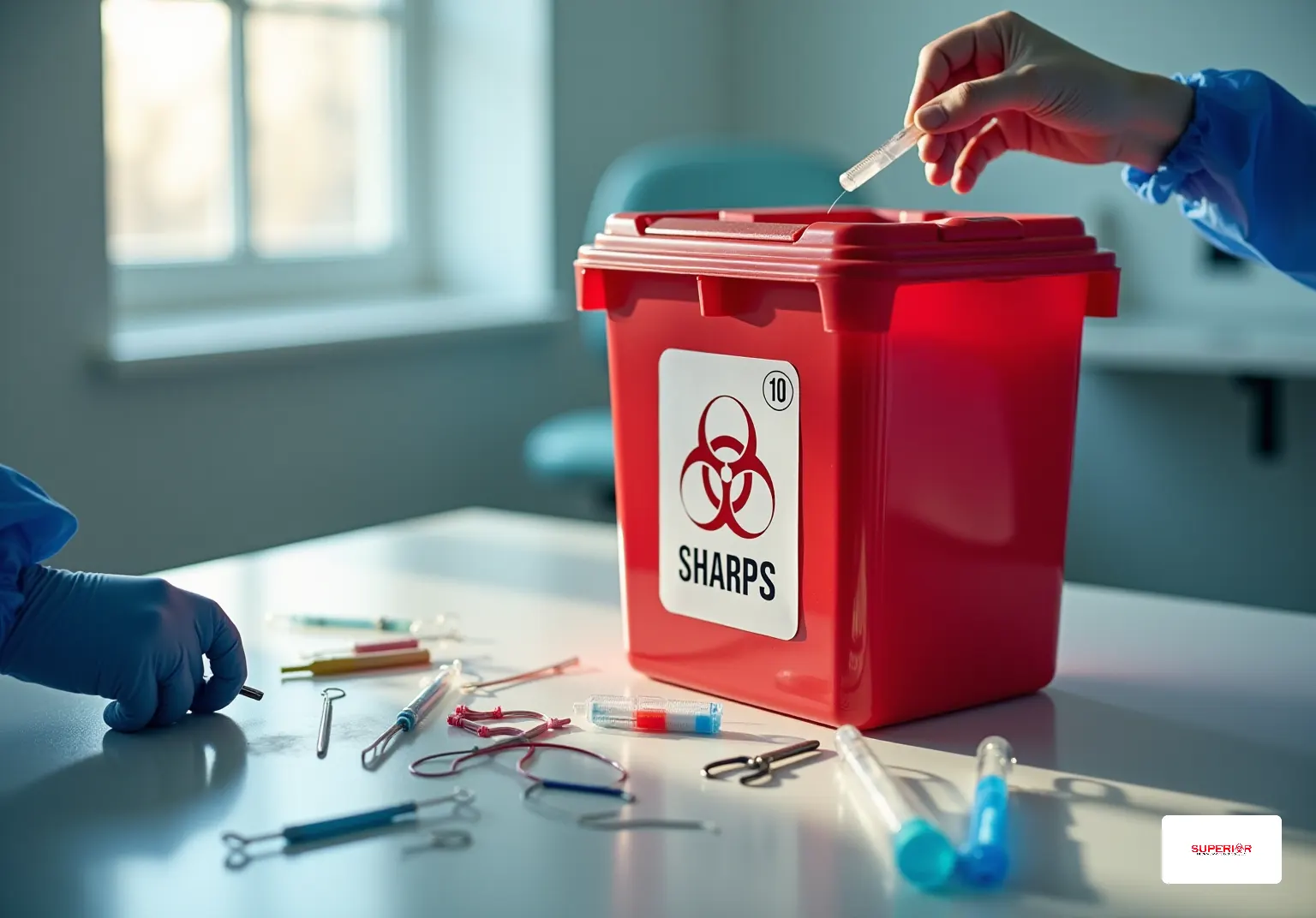 Best Practices for Red Sharps Container Disposal in Healthcare Facilities