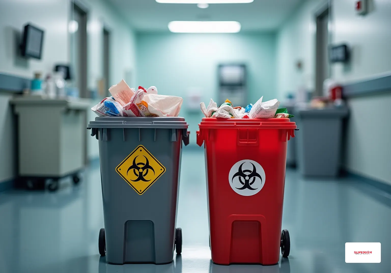 Biohazard Trash Cans vs. Regular: Key Differences for Healthcare