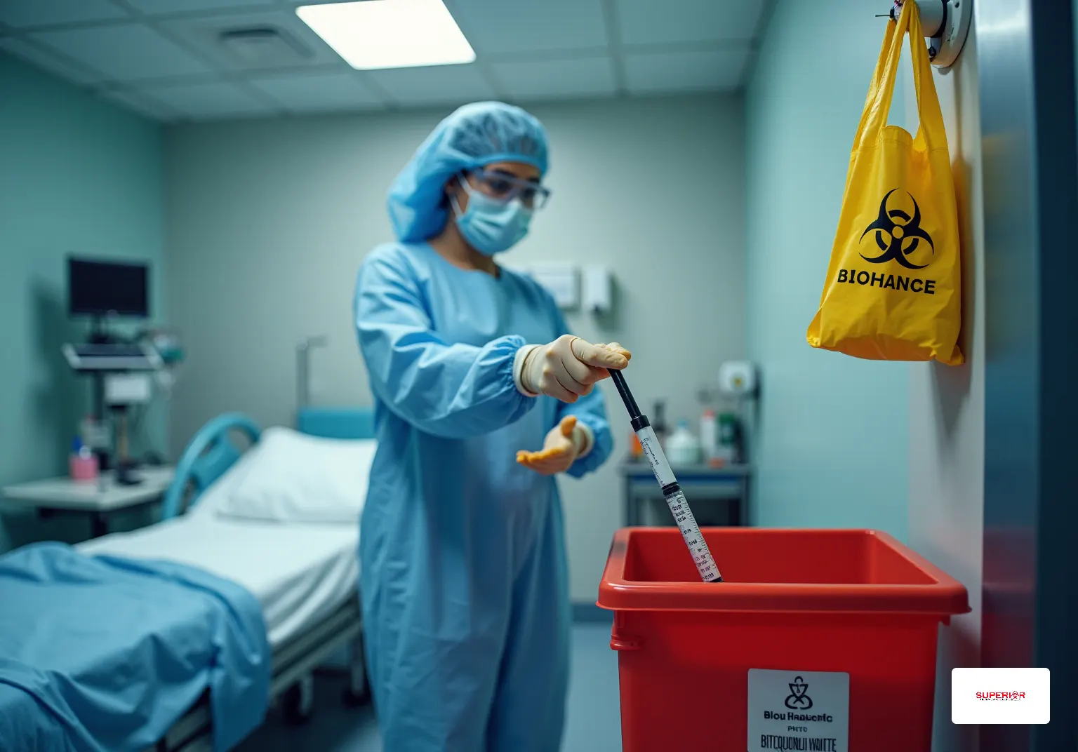 How Biohazardous Waste is Safely Removed from Patient Rooms
