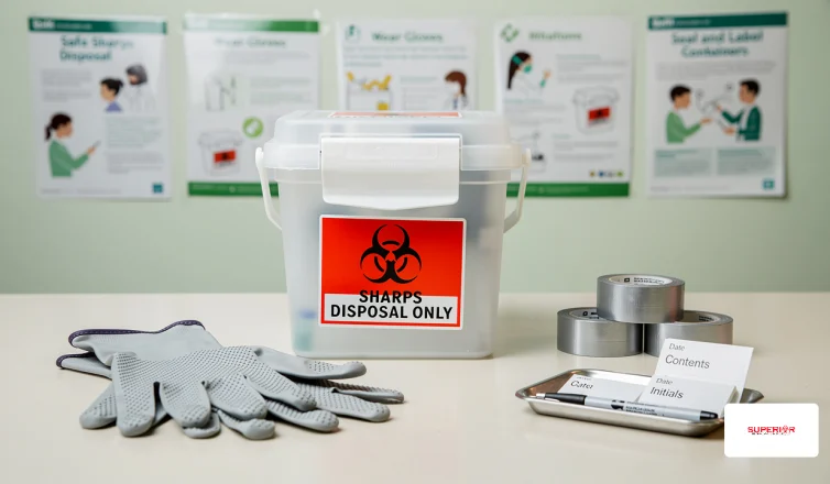how-should-sharps-such-as-needles-be-discarded-safely