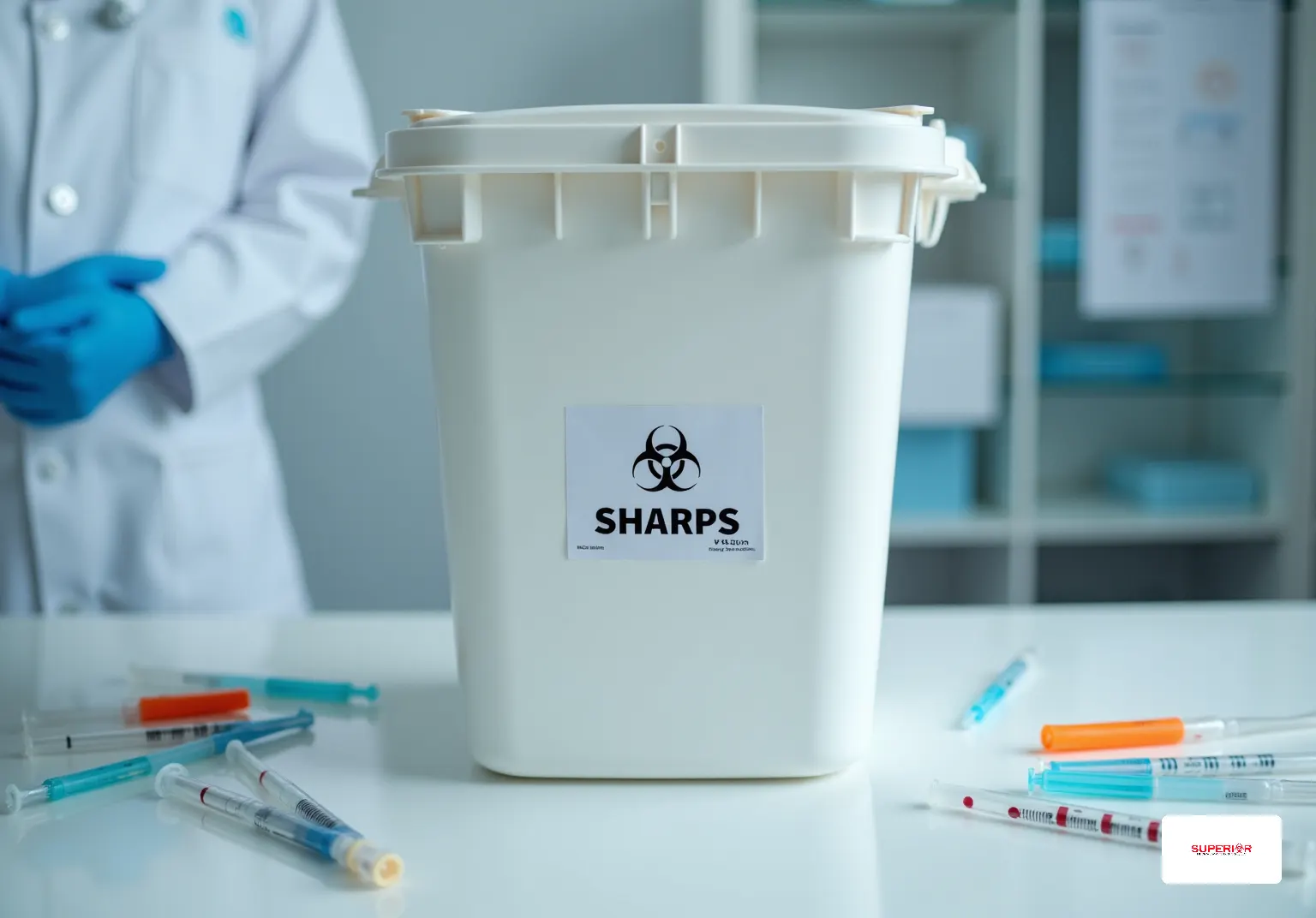 How to Safely Dispose of a Full Sharps Container in Healthcare