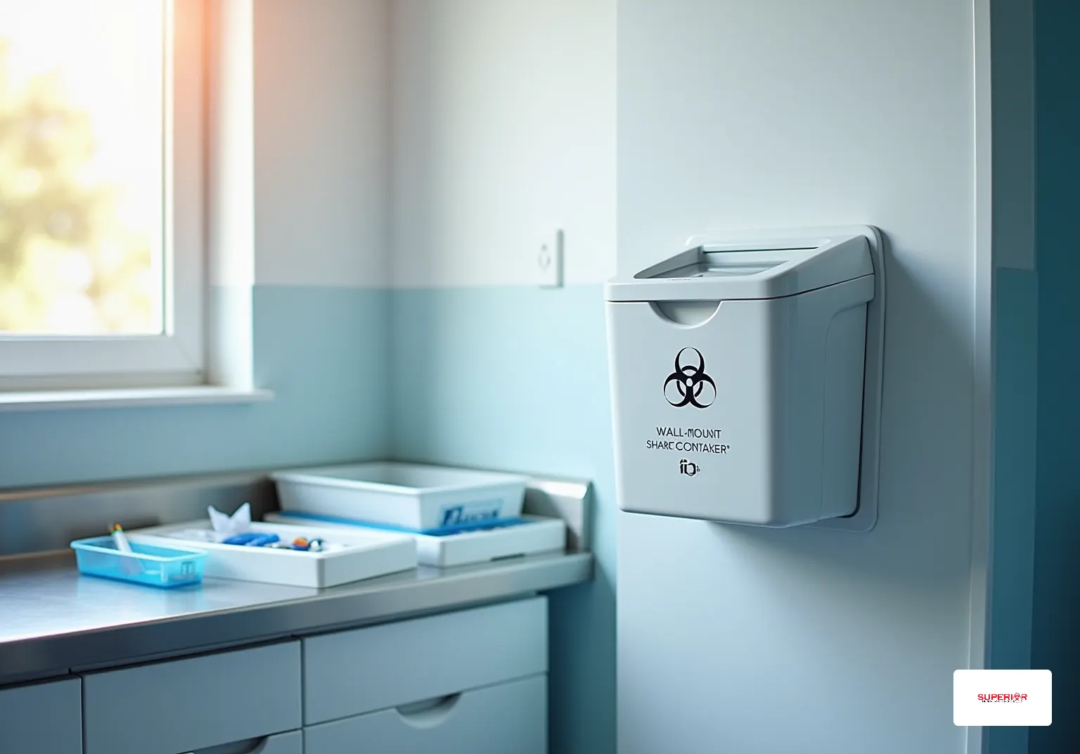 Master Wall Mounted Sharps Container Setup and Compliance