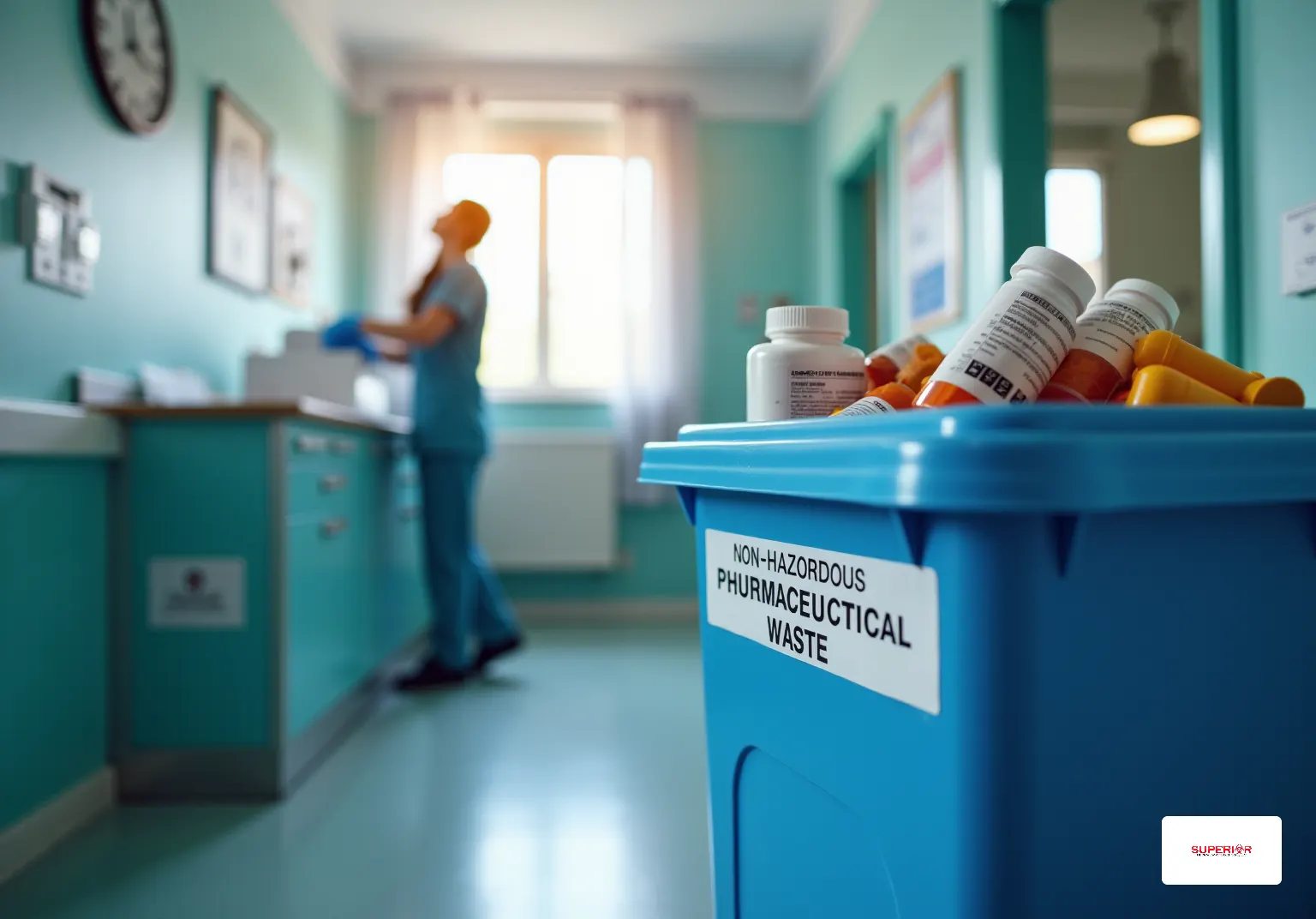 What Color Container Does Non-Hazardous Pharmaceutical Waste Belong In?