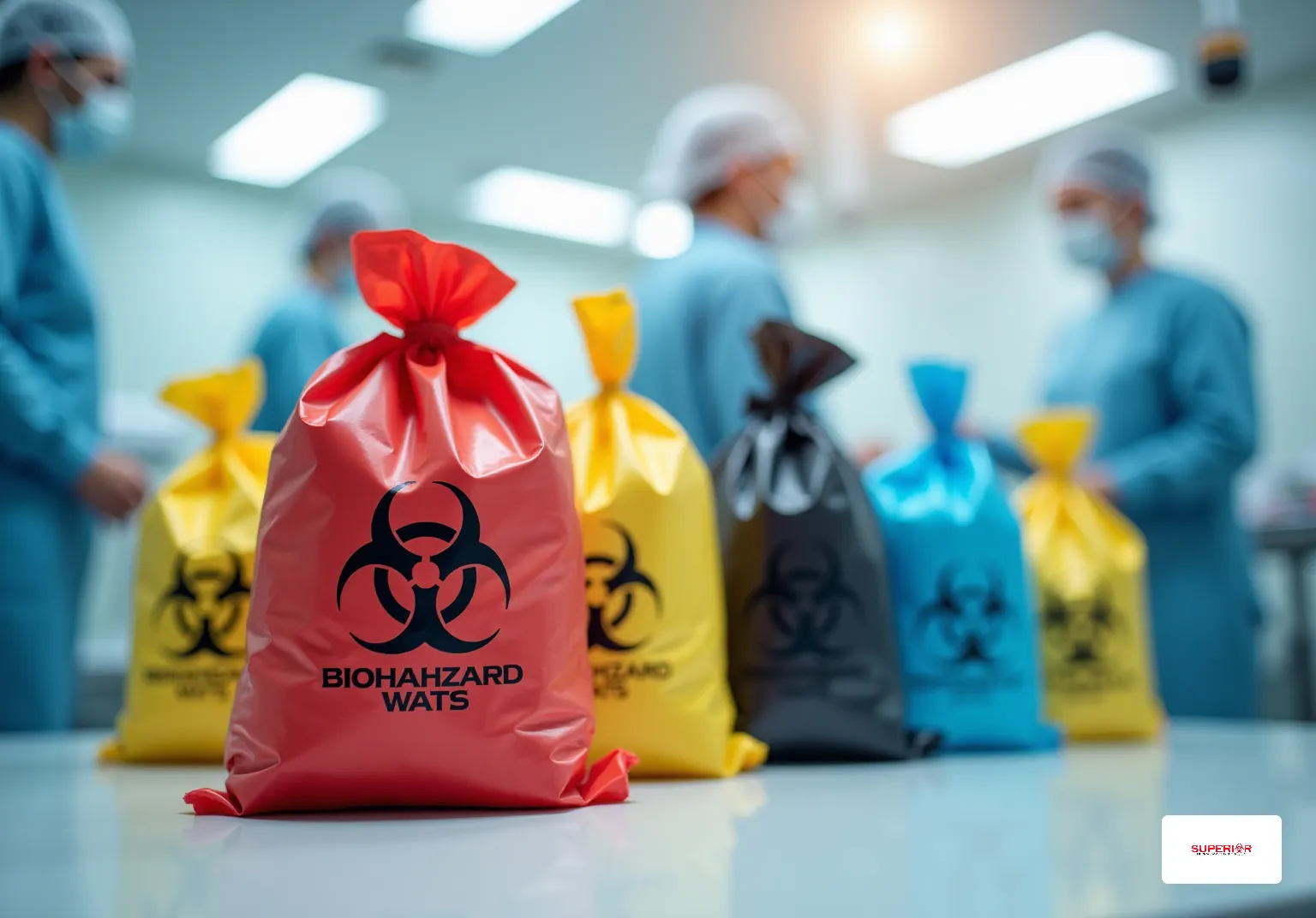What Color Should Biological Hazard Waste Bags Be?
