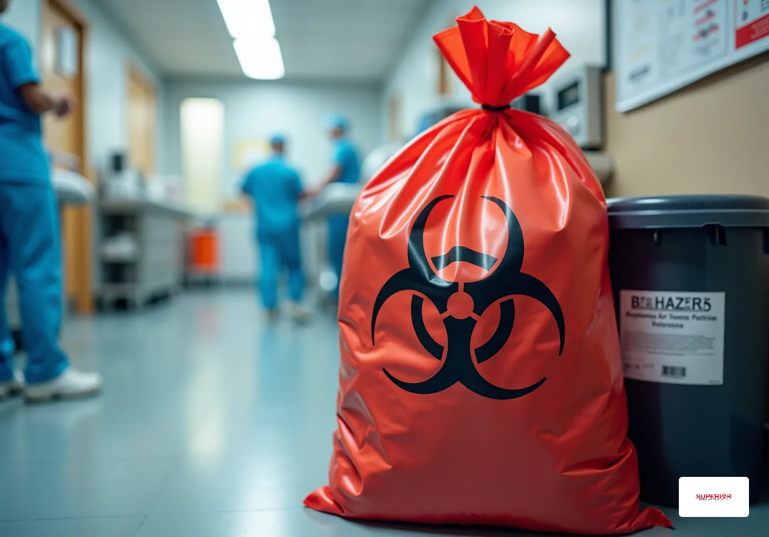 What Red Biohazard Bags Are Used For in Medical Waste Disposal