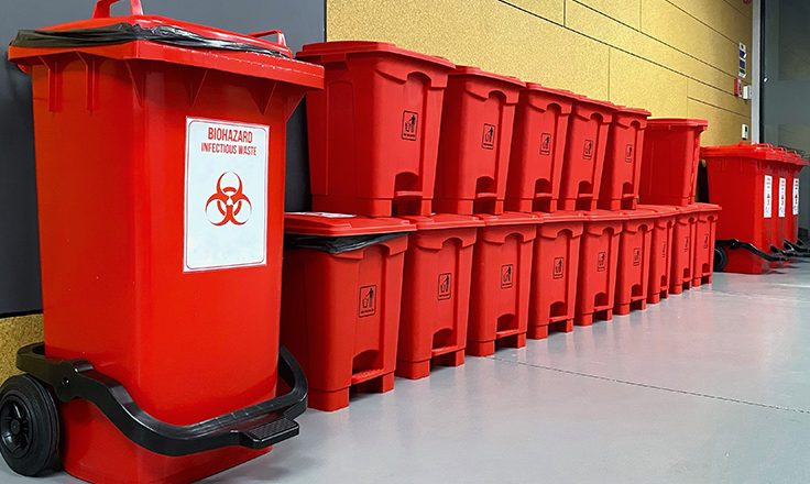 regulated biohazard waste disposal